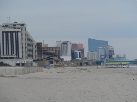 Looking North to Atlantic City from Ventnor Boardwalk
